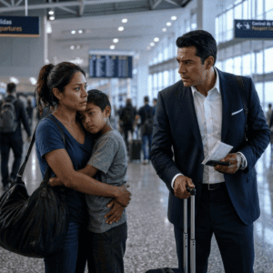 Una madre soltera le pidió indicaciones a un multimillonario. Al enterarse de adónde se dirigía, él canceló su vuelo.