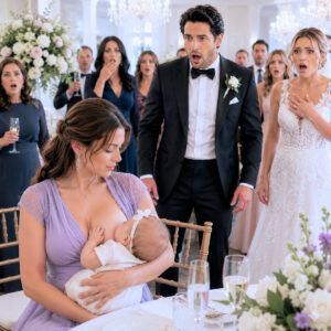 Ocho meses después del divorcio, mi ex me llamó para presumir que su prometida estaba embarazada mientras nuestra hija recién nacida dormía a mi lado. —Por fin voy a casarme con una mujer que sí puede darme una familia. No respondí. Solo reenvié la invitación a mi abogada… hasta que vi el nombre de la empresa que estaba pagando la boda