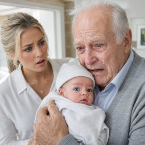 Llevé a mi bebé a conocer al abuelo que me crió. En cuanto vio que tenía un ojo azul y el otro casi negro, rompió a llorar y preguntó: “¿Quién es el padre?”. Le dije el nombre del hombre que desapareció la noche en que supo que estaba embarazada. Mi abuelo palideció: “Entonces tengo que contarte el secreto que tu madre me hizo jurar que jamás sabrías”.