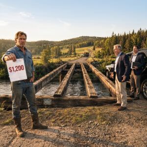 El banco le cobró 1.200 dólares por cruzar el puente que su propio padre había construido — así que levantó las tablas y dejó sus 600 acres prácticamente inaccesibles.