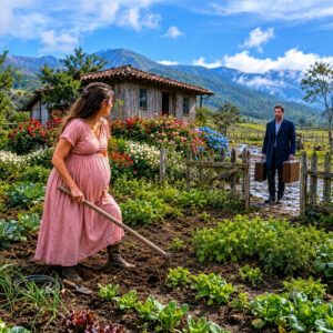 Su marido la abandonó EMBARAZADA y llena de deudas… 3 semanas después, un desconocido llegó a su puerta con 2 maletas: “¿Puedo quedarme?” Ella estuvo a punto de echarlo sin saber por qué llevaba 7 años buscándola.