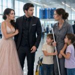 Cinco años después de divorciarme, regresé para preparar mi boda y me encontré a mi exmujer trabajando como limpiadora en el aeropuerto. Pensé que aquel encuentro incómodo sería lo peor del día… hasta que mi prometida la vio, se quedó blanca y susurró: “¿Qué hace ella aquí?”